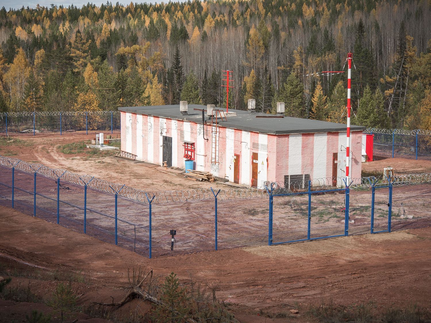 Ограждение объекта БПРМ-116 Братского ЦОВД